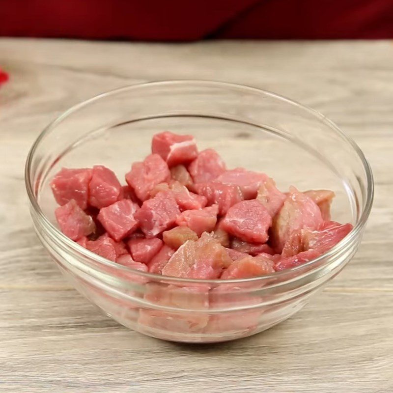 Step 2 Marinate the beef Dried beef balls