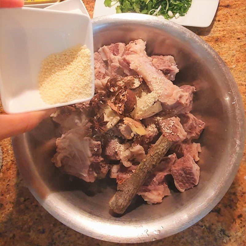 Step 3 Marinate the beef Beef stew