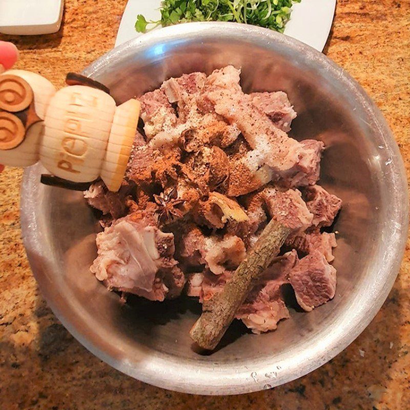 Step 3 Marinate the beef Beef stew