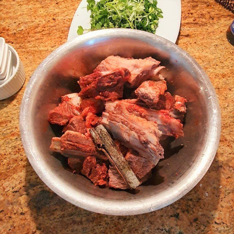 Step 3 Marinate the beef Beef stew