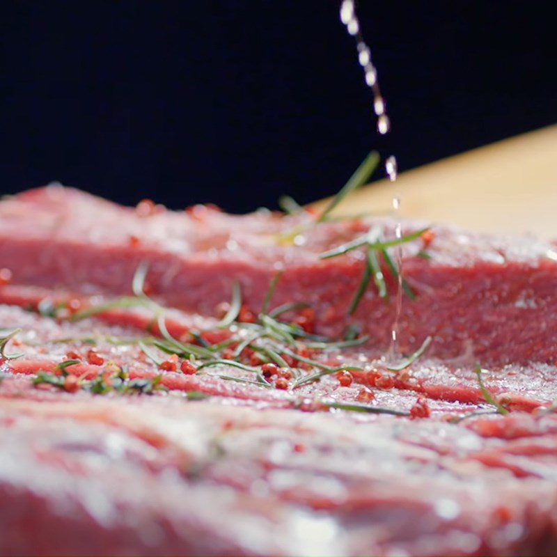 Step 2 Marinate the beef Grilled Beef Steak