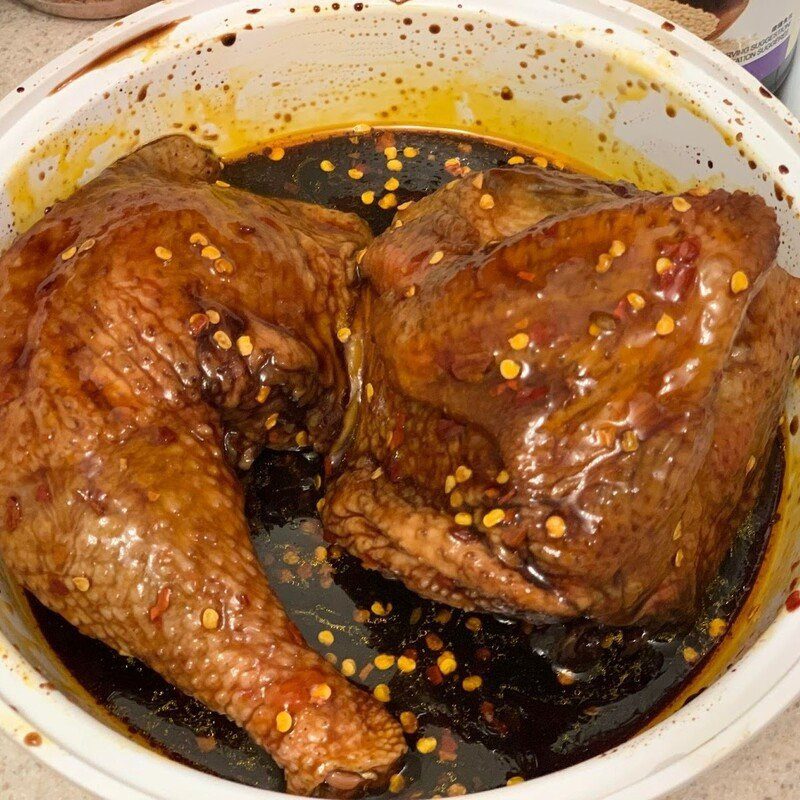 Step 2 Marinate chicken Chicken in soy sauce (Recipe shared by users)