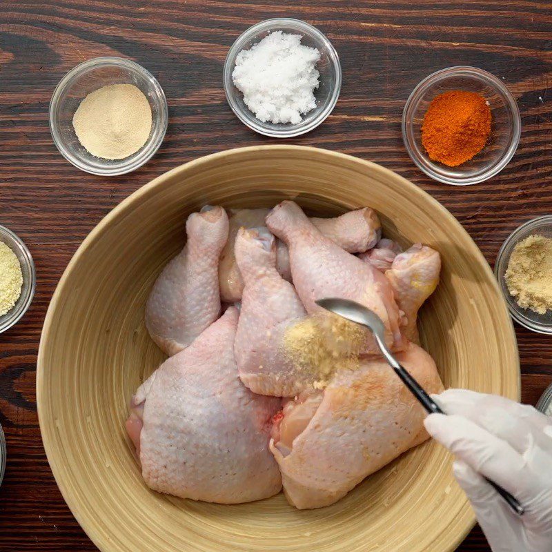 Step 2 Marinate the chicken Fried chicken