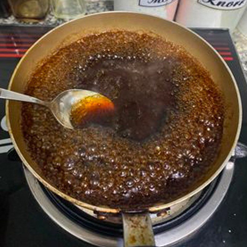 Step 2 Making oyster sauce Steamed chicken with oyster sauce