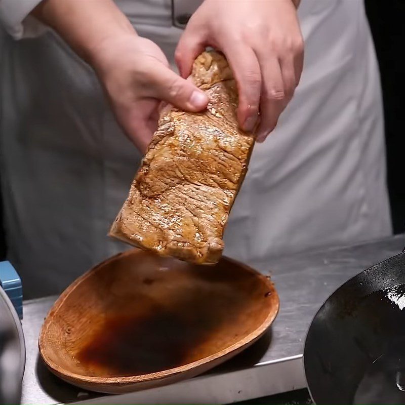 Step 4 Marinate and Fry the Meat Cantonese Pork Belly