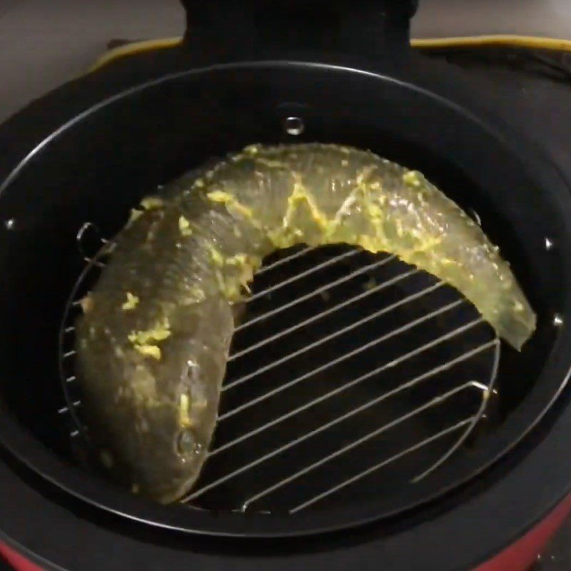 Step 3 Marinating and grilling fish Snakehead fish grilled in an air fryer