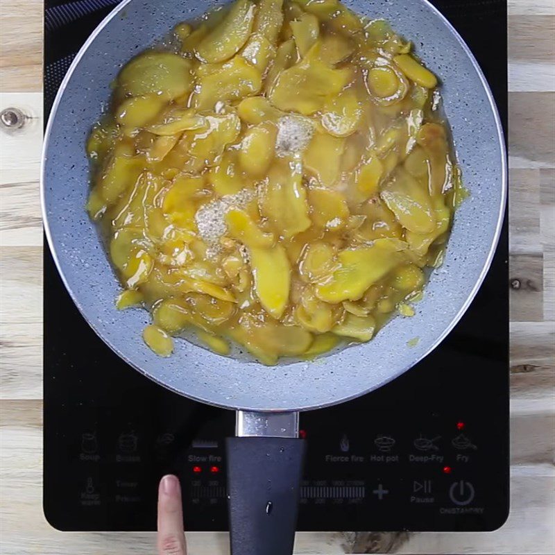 Step 3 Marinate and cook ginger Ginger jam