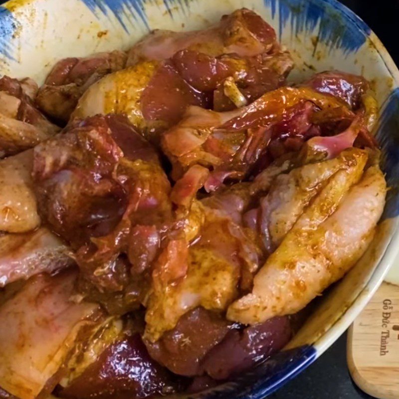 Step 2 Marinating Duck Meat Garlic Roasted Duck