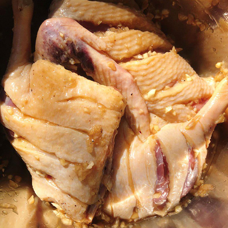 Step 2 Marinate honey roasted duck using an air fryer