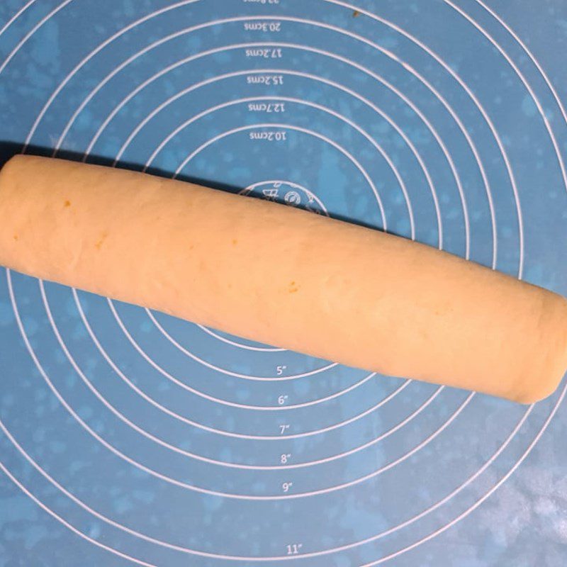 Step 2 Rolling the bread Peanut Butter Bread using an air fryer