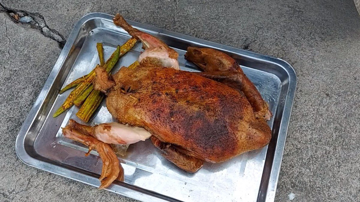 Grilled Duck with Salt and Chili