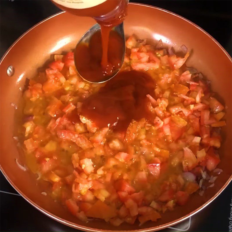 Step 2 Sauté the tomatoes Beef Lagu