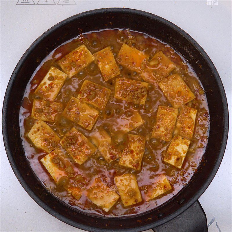 Step 3 Stir-fried Tofu Szechuan