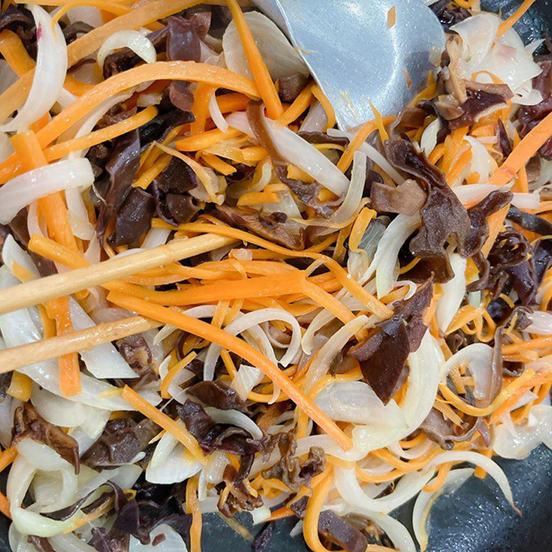 Step 3 Stir-fried vermicelli with eel Stir-fried vermicelli with eel