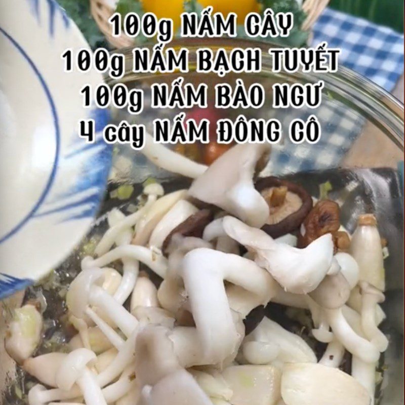 Step 2 Prepare the broth for Vegetarian Quang Noodles (Recipe shared by Tiktok Green Vegetarian Kitchen)