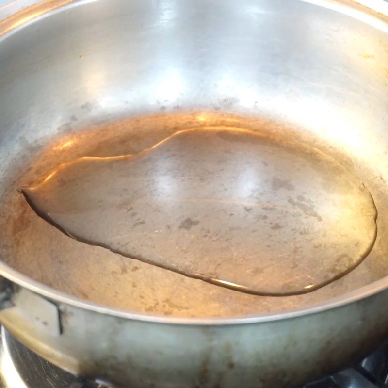 Step 4 Sauté the stuffing ingredients Quail wrapped in pandan leaves with plum sauce