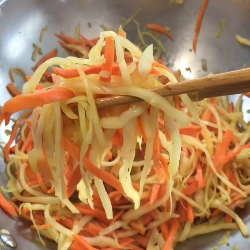 Step 2 Sauté the Vegetables for Bánh Đùm