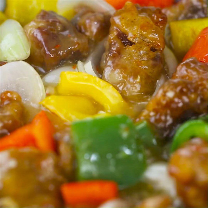 Step 4 Sour and Sweet Stir-fried Ribs Sour and Sweet Ribs
