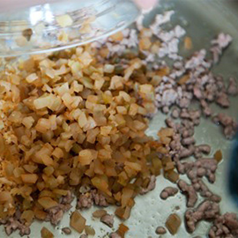 Step 3 Stir-fried dried shrimp and pork Stir-fried green beans with dried shrimp