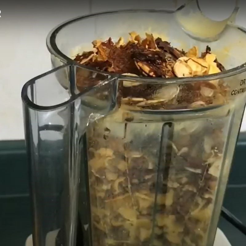 Step 4 Grinding the powder Dry pumpkin powder