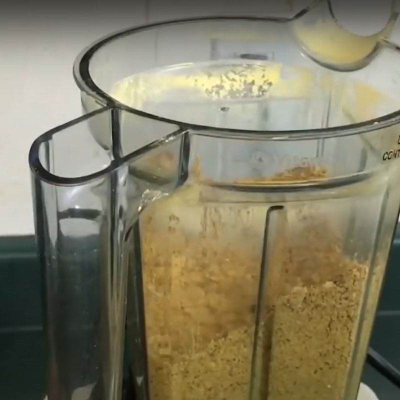 Step 4 Grinding the powder Dry pumpkin powder