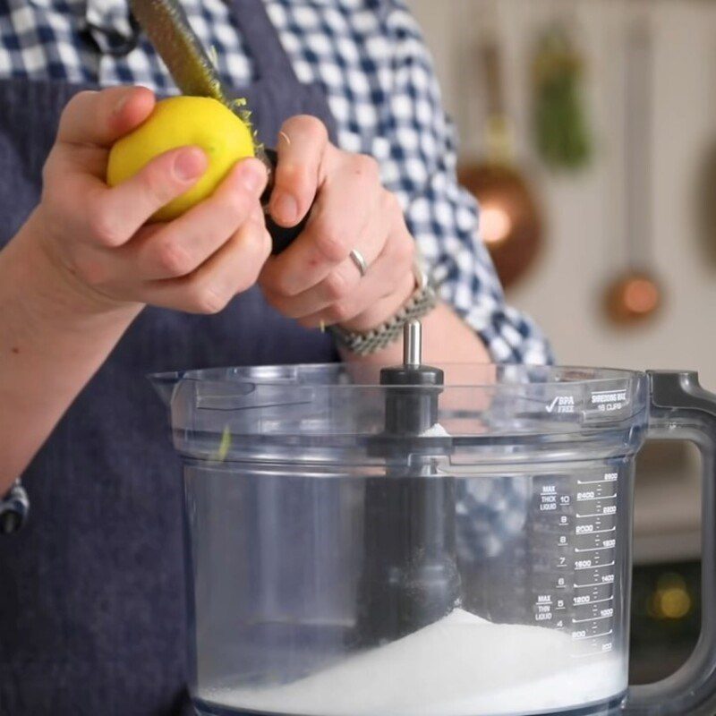 Step 1 Blend lemon and sugar Lemon Egg Cream Jam