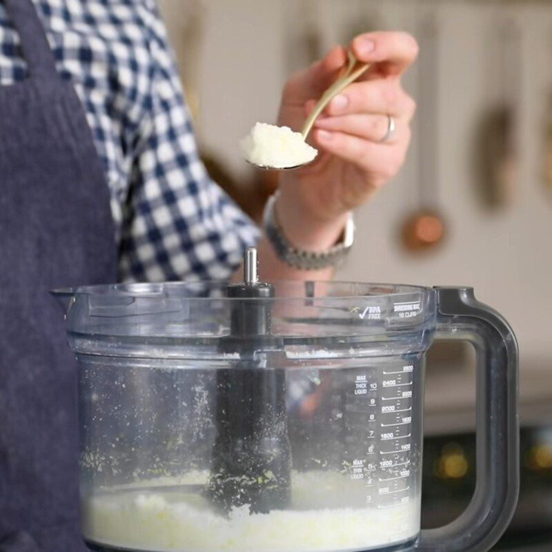 Step 1 Blend lemon and sugar Lemon Egg Cream Jam