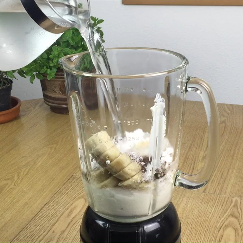 Step 2 Blend Banana Lassi