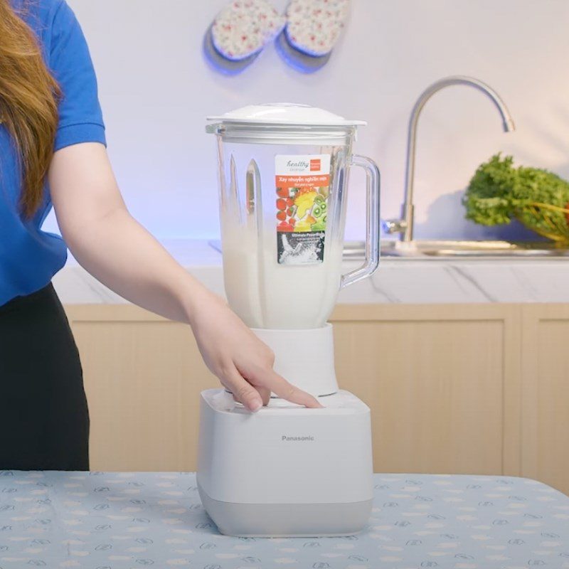 Step 1 Crush Ice Honey Orange Slush with Panasonic Multi-Function Blender