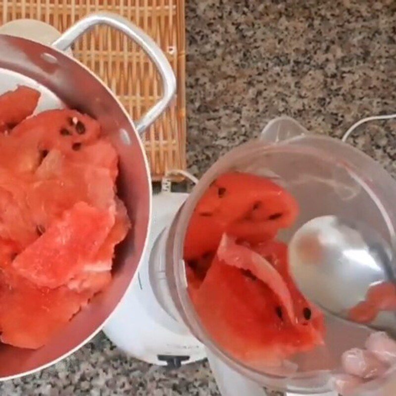 Step 2 Blend the Watermelon Watermelon Jam