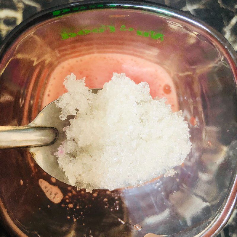 Step 2 Blend the ingredient mixture Watermelon Orange Juice