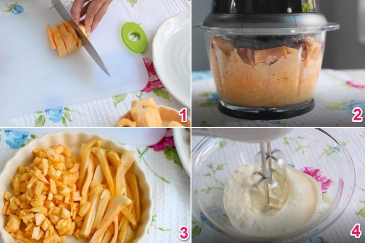 Step 1 Blend Jackfruit to Make Ice Cream Using a Blender