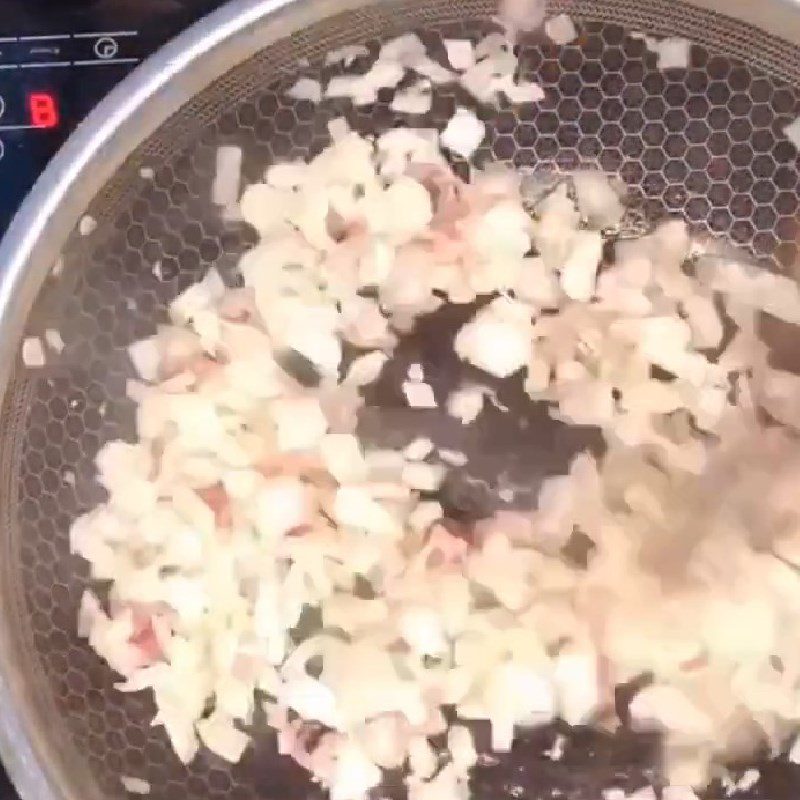 Step 4 Blend and sauté the pâté mixture Pâté steamed using a pressure cooker