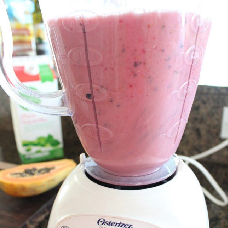 Step 2 Blend the Mixed Blueberry Smoothie