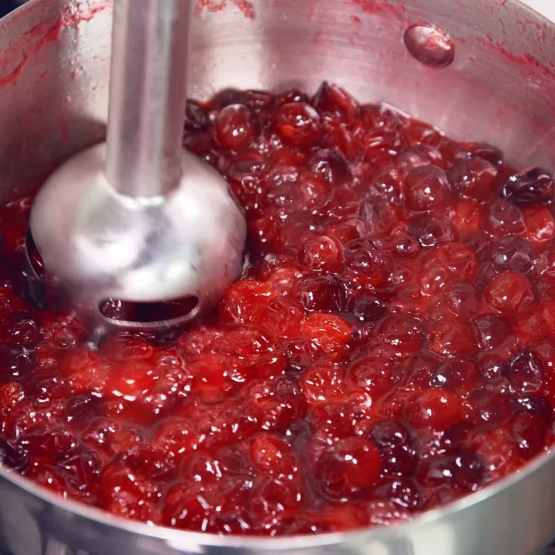 Step 3 Blend cranberry sauce