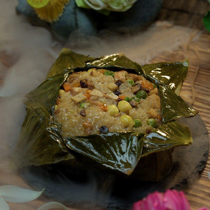 Step 5 Finished Product Vegetarian Sticky Rice Bát Bửu