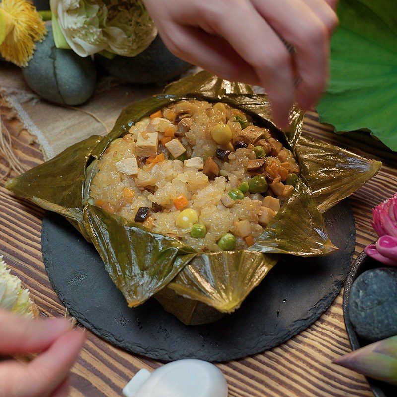 Step 5 Finished Product Vegetarian Sticky Rice Bát Bửu