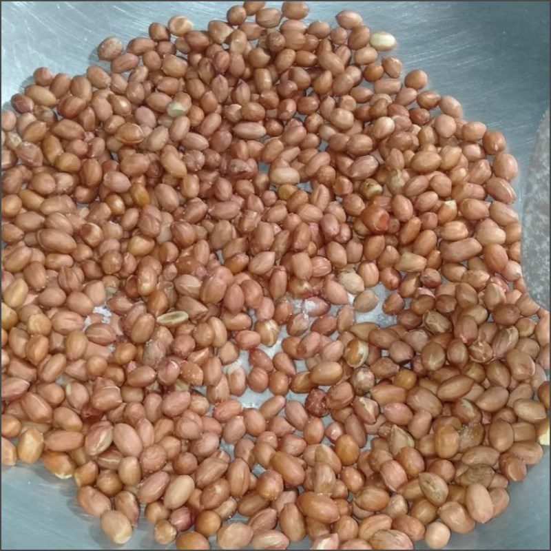 Step 1 Roasting Peanuts Sugar-Coated Peanuts