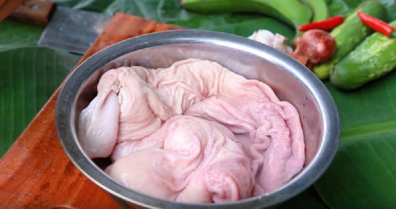 Ingredients for marinated pig's stomach