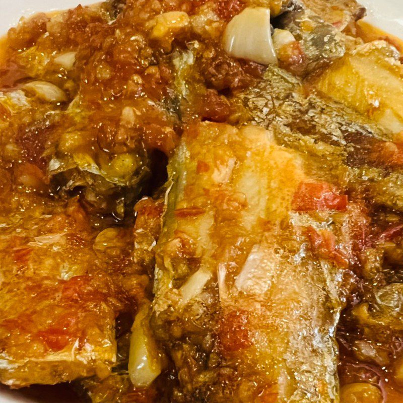 Step 3 Final Product Braised mackerel with tomatoes