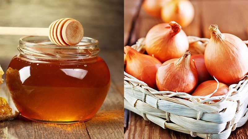 Ingredients for the dish 2 recipes for onion soaked in honey and red wine