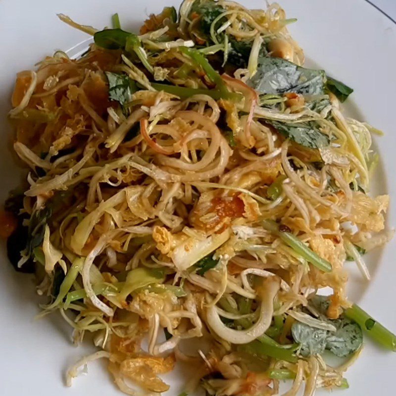 Step 6 Final product Tofu skin salad with water lily