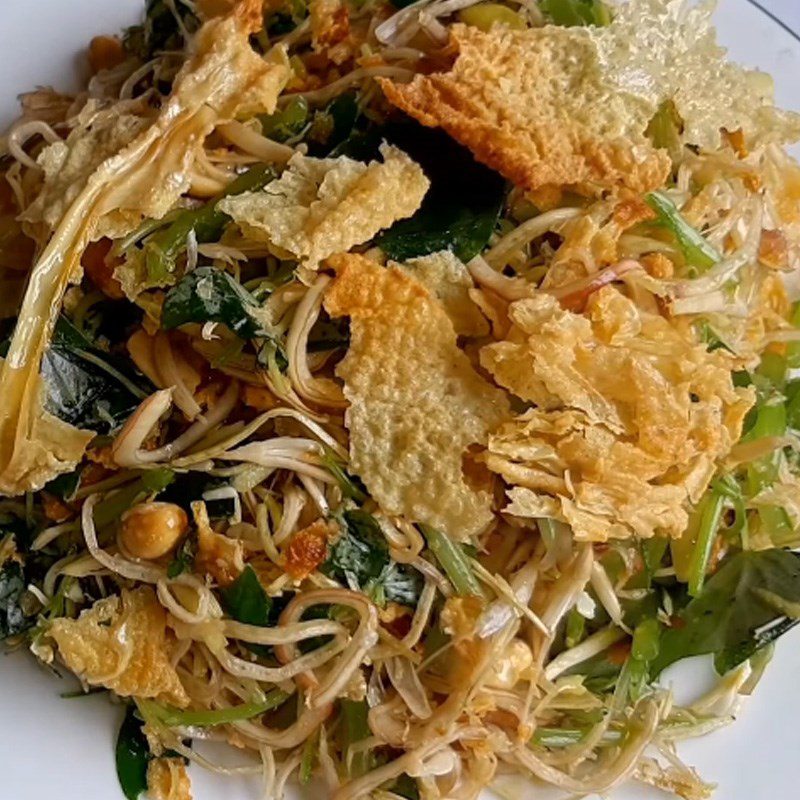 Step 6 Final product Tofu skin salad with water lily