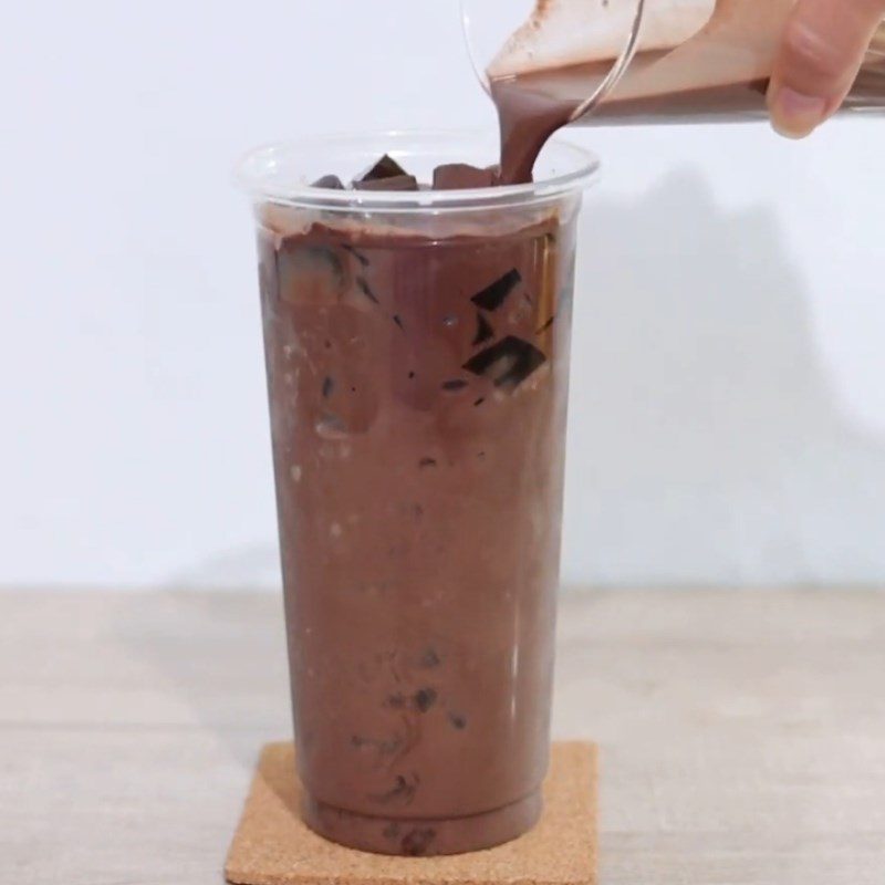 Step 2 Making Ice Cocoa Ice cocoa