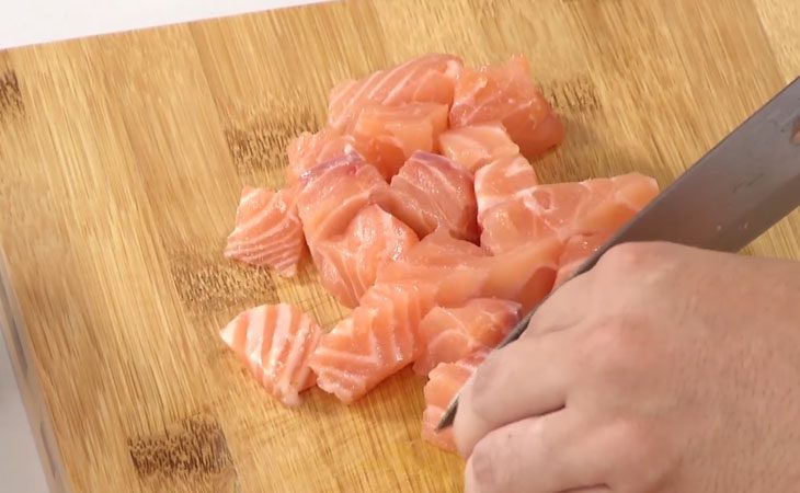 Step 2 Prepare the salmon Fried salmon with coconut sauce