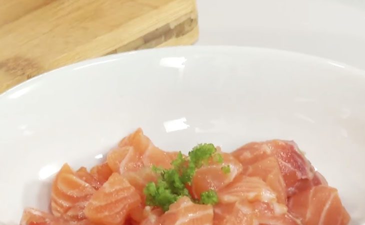 Step 2 Prepare the salmon Fried salmon with coconut sauce