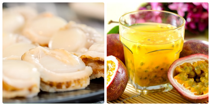 Step 1 Prepare the ingredients for Scallops with Passion Fruit Sauce