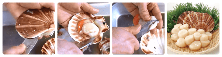 Step 1 Prepare the ingredients for Scallop with garlic butter sauce