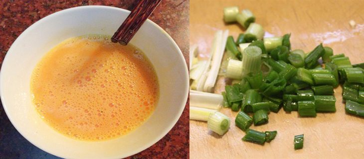 Step 2 Prepare other ingredients Bulrush stir-fried with eggs