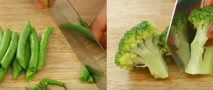 Step 1 Prepare the ingredients for vegetarian stir-fried Pho